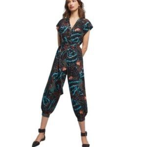 Maeve Multi-colored Anthropologie Geoscope Jumpsuit